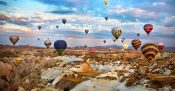 Evert traveler who comes to Turkey should ride a hot air ballon in Cappadocia. Because Cappadocia offers you to see the beautiful landscape from the top.