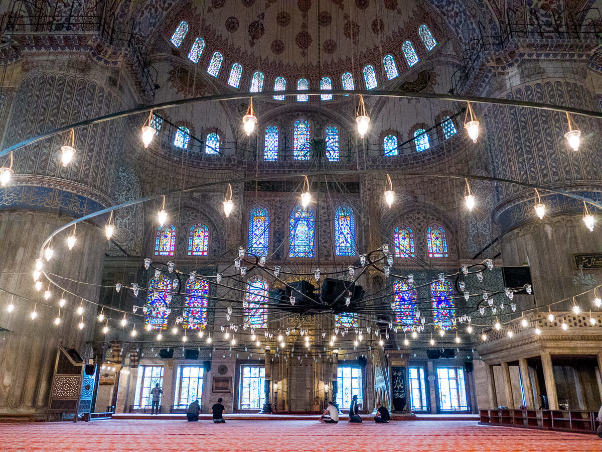 You can visit the beautiful Blue Mosque (Sultanahmet Camii in Turkish). But, on fridays, Blue Mosque is closed because of the pray.